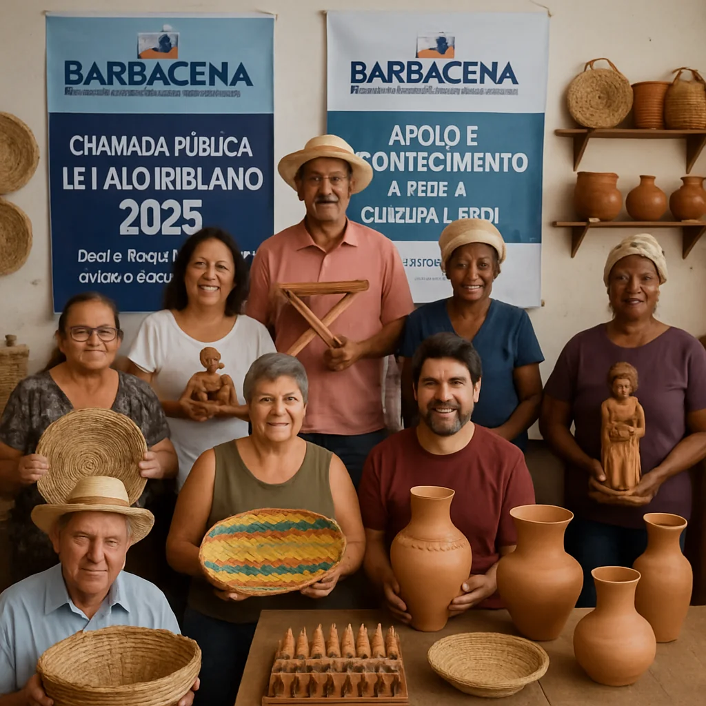 Edital da Lei Aldir Blanc em Barbacena: Mais de 100 Artesãos Contemplados em 2025