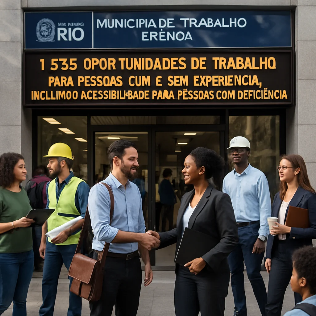 Secretaria Municipal de Trabalho e Renda divulga 1.535 vagas no Rio