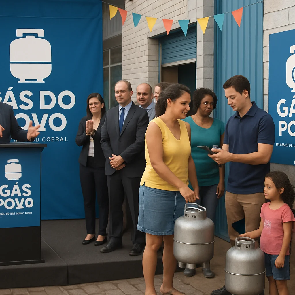 Gás do Povo: Governo Federal lança gás de cozinha gratuito para 15,5 milhões