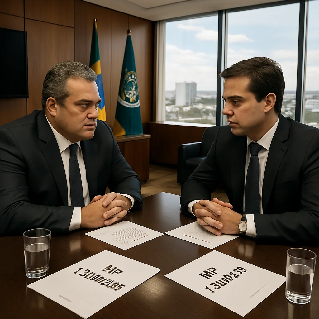 Silveira e Hugo Motta discutem MPs da reforma do setor elétrico em 2025
