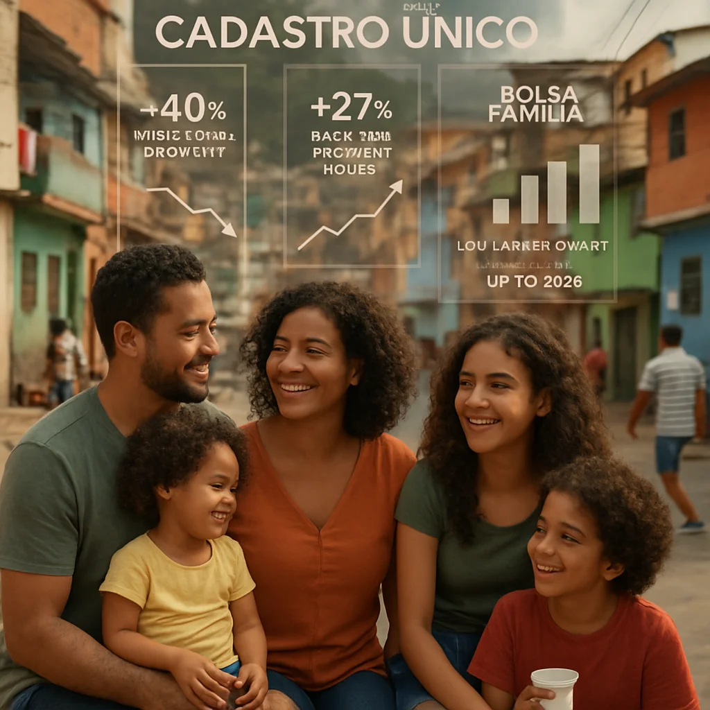 CadÚnico revela 14 milhões saindo da pobreza em dois anos