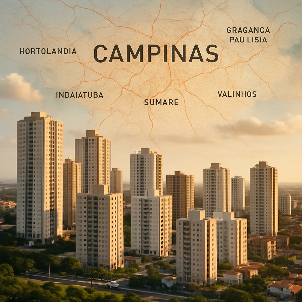 Pesquisa revela Campinas líder em vendas de imóveis novos no 1º semestre de 2025