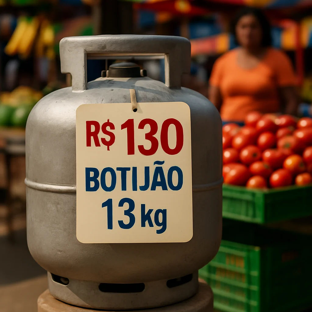 Gás de Cozinha Fica mais Caro no Piauí: Botijão de 13 kg a R$ 130
