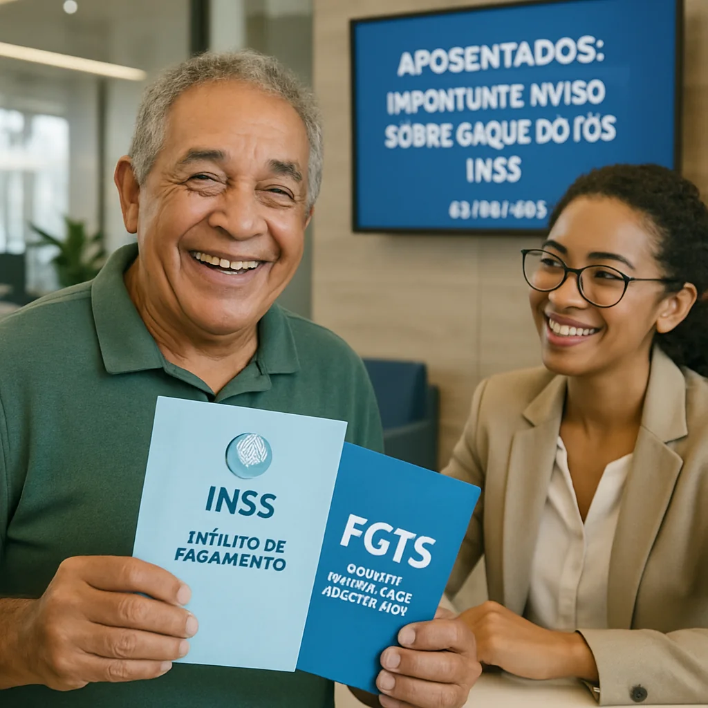 Aposentados: Aviso Urgente sobre Saque do FGTS e INSS em 2025