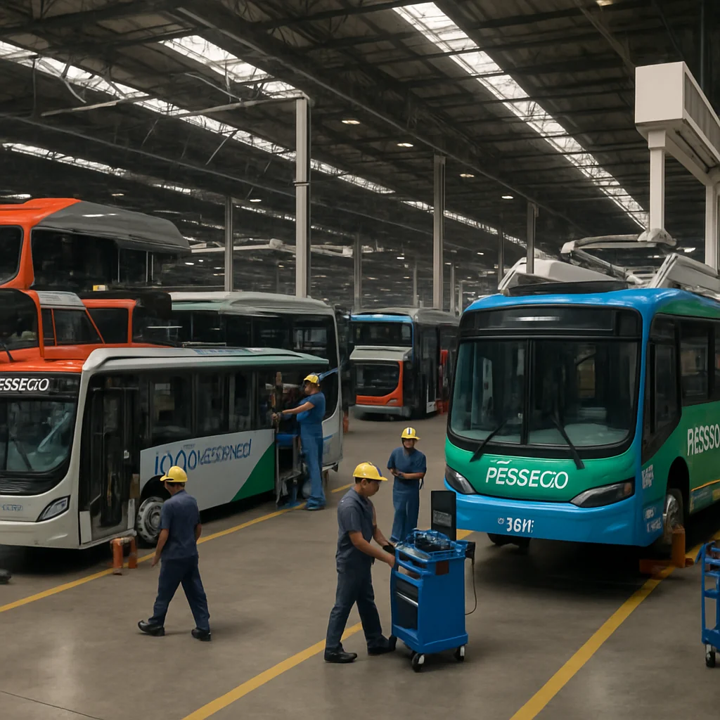 Pêssego Transportes abre vagas: equipe, frota e inovação elétrica