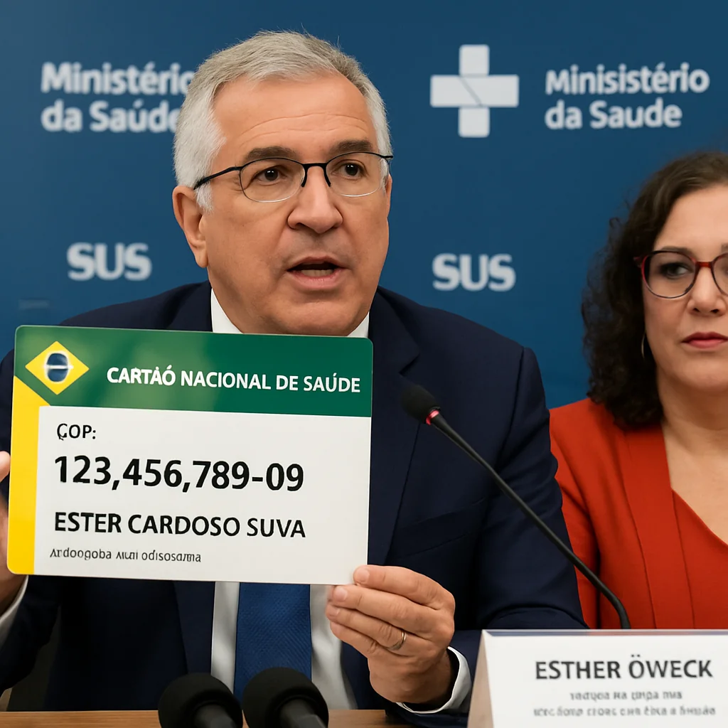 Ministros Padilha e Dweck anunciam CNS com CPF para agilizar SUS