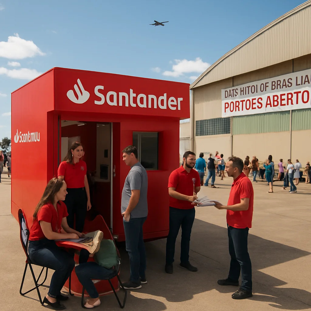 Santander reforça proximidade com agência móvel no Portões Abertos Brasília
