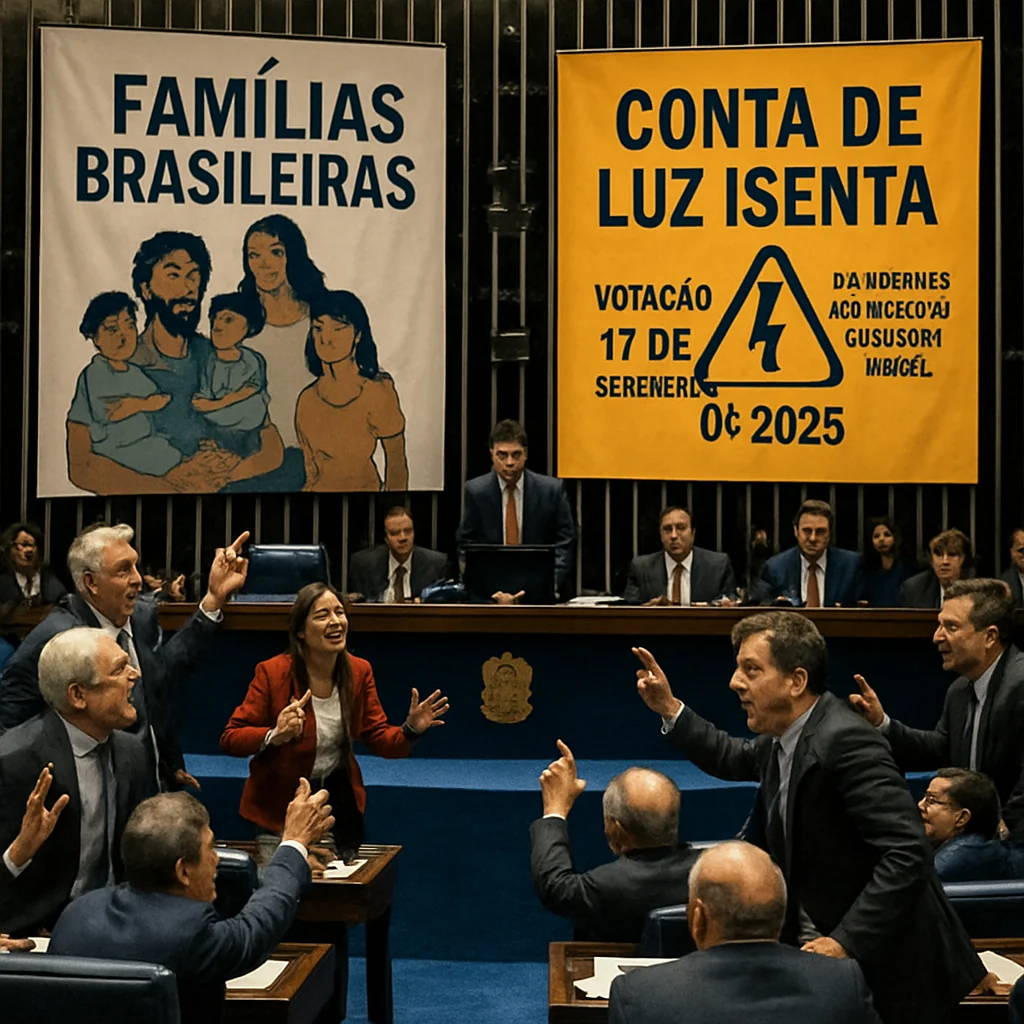 Senado vota MP 1.300 que isenta 60 milhões da conta de luz