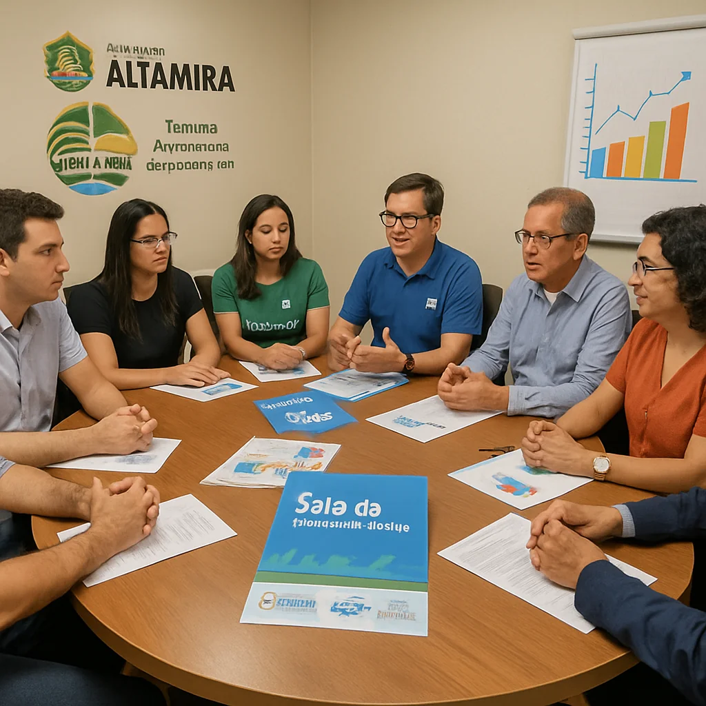 Prefeitura de Altamira e Sebrae em reunião estratégica para ampliar Sala do Empreendedor