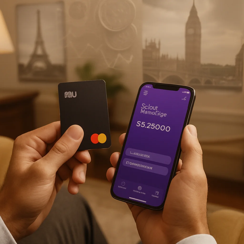 Planejar viagem internacional com Nubank: Ultravioleta e Conta Global