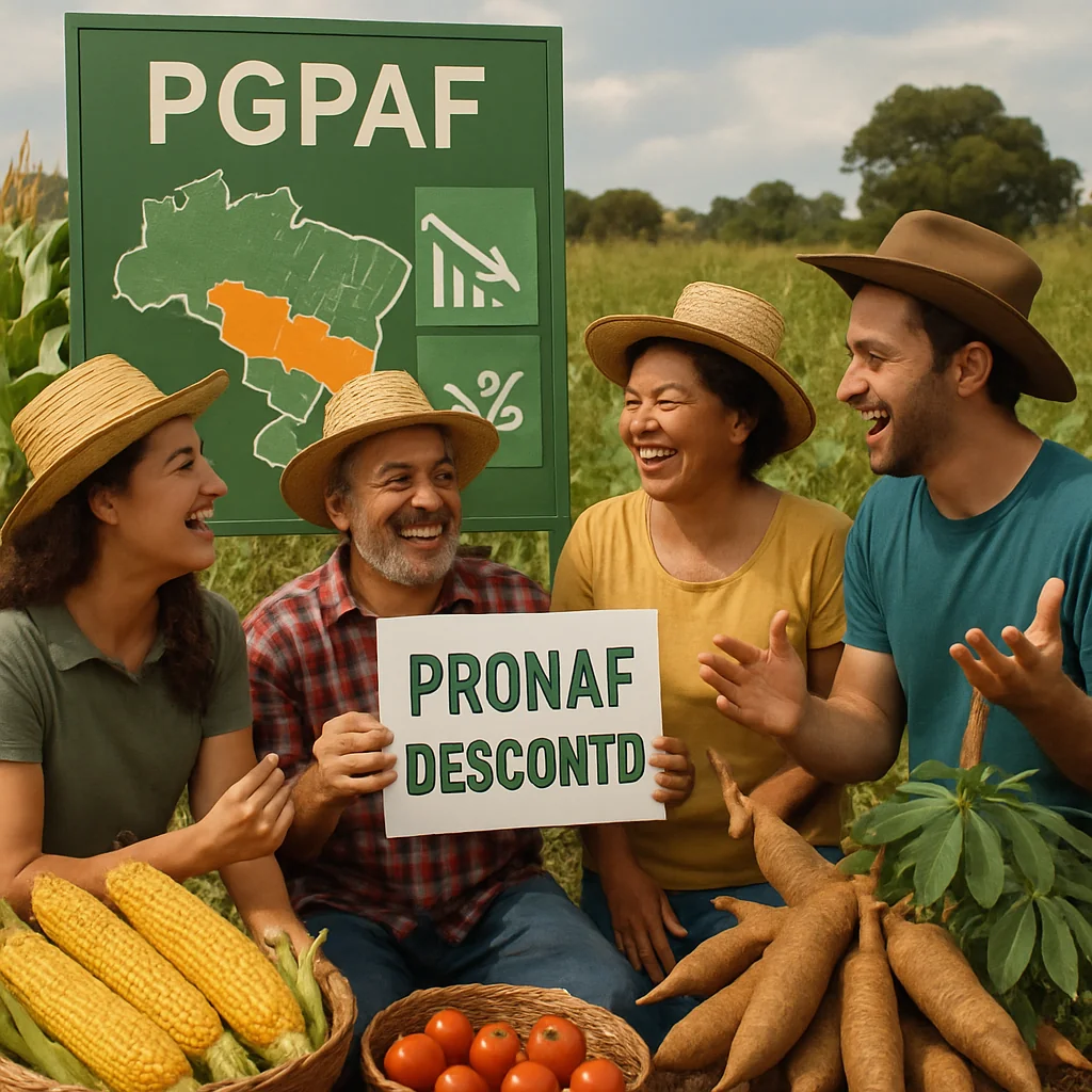 Descontos de até 50% no Pronaf para Agricultores Familiares a partir de 10/09/2025