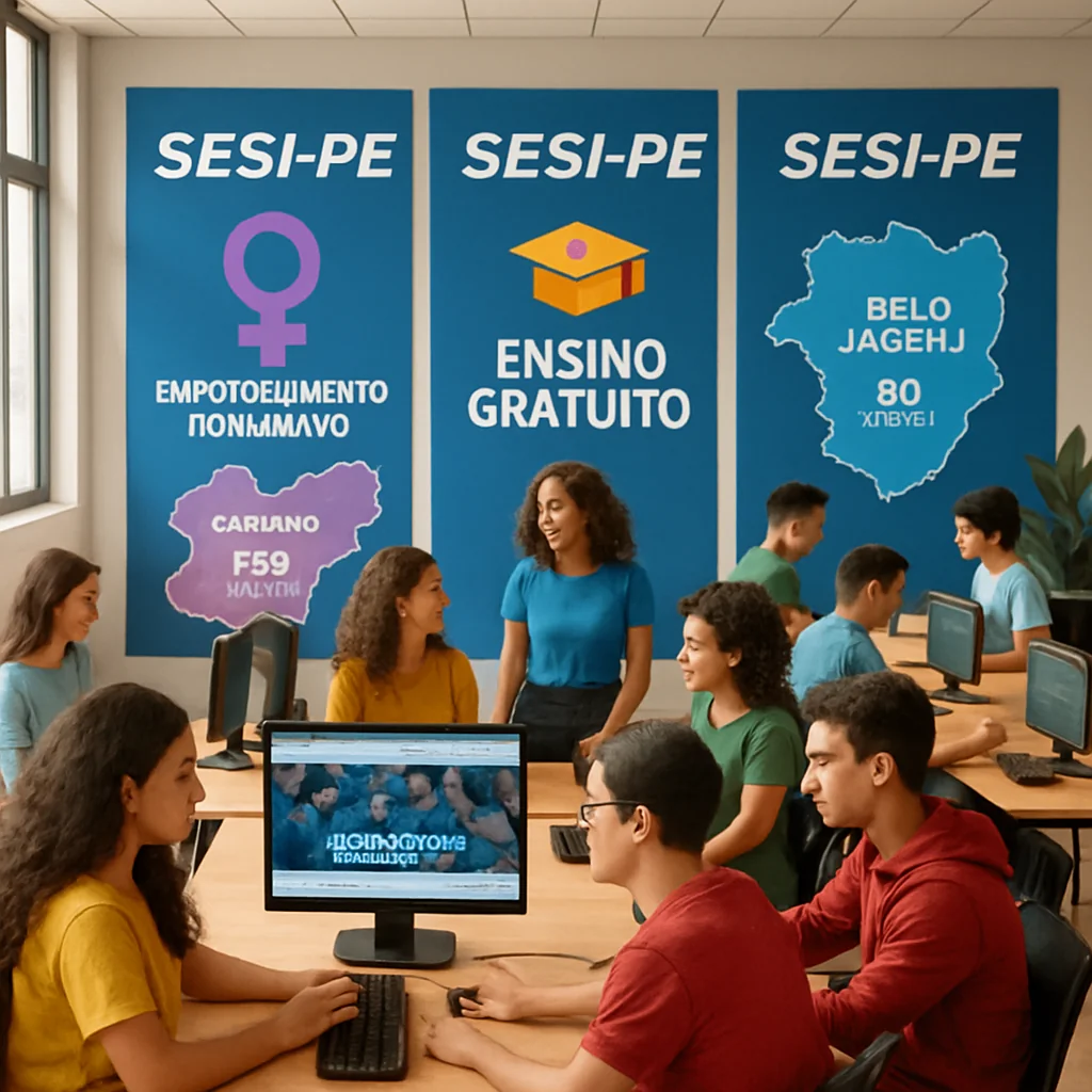 Inscrições SESI-PE 690 bolsas integrais para Novo Ensino Médio 2026