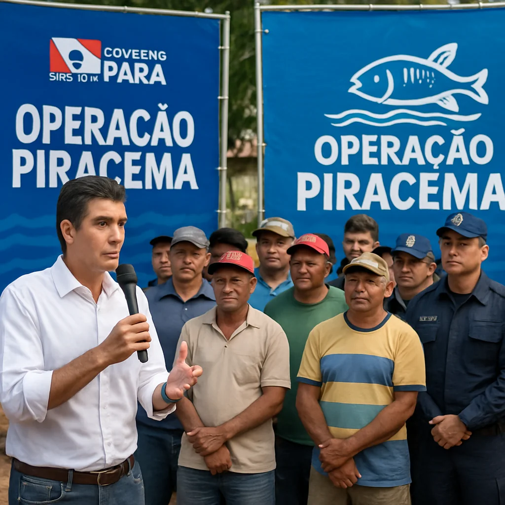 X Foto: Marcelo Leli/Ag. Pará – Operação Piracema garante CIN gratuita a pescadores paraenses