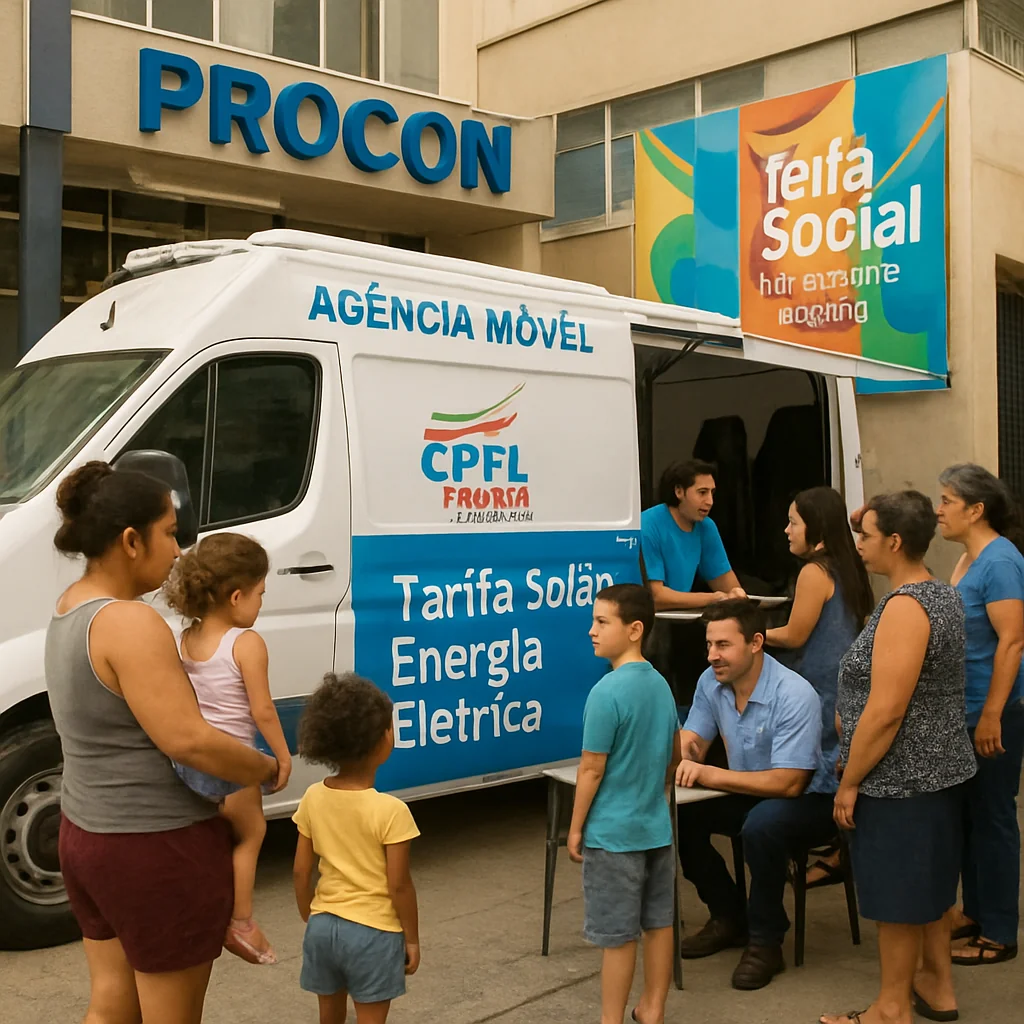 Na Região de Campinas, Agência Móvel CPFL Ampara 100 mil com Tarifa Social
