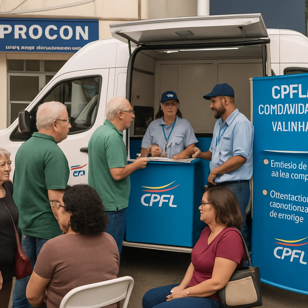 A CPFL realiza ação em Valinhos para facilitar cadastro na Tarifa Social de Energia Elétrica