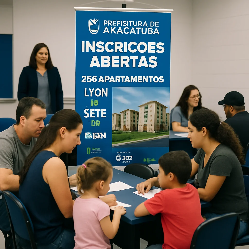 Prefeitura de Araçatuba abre credenciamento Minha Casa Minha Vida com 256 unidades Lyon e Sète