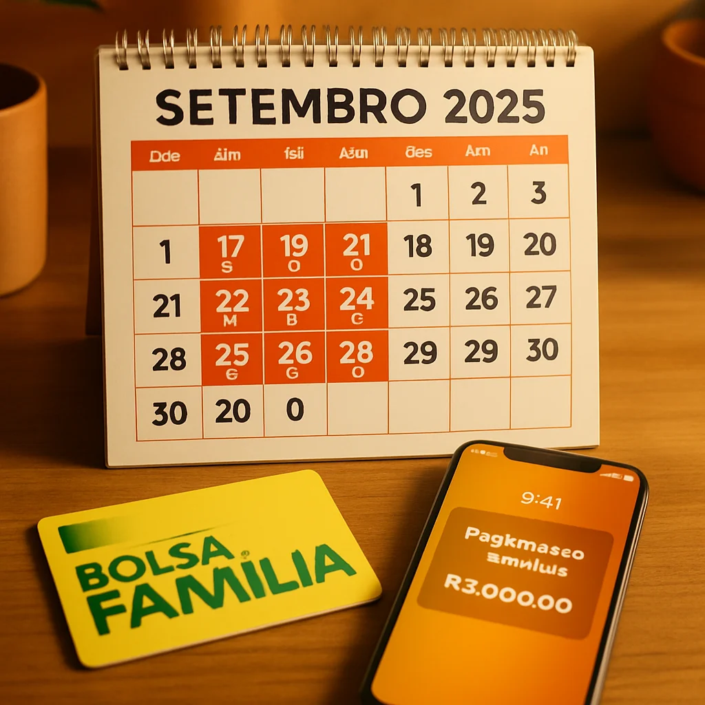 Pagamentos do Bolsa Família em setembro 2025 começam em 17: veja calendário completo