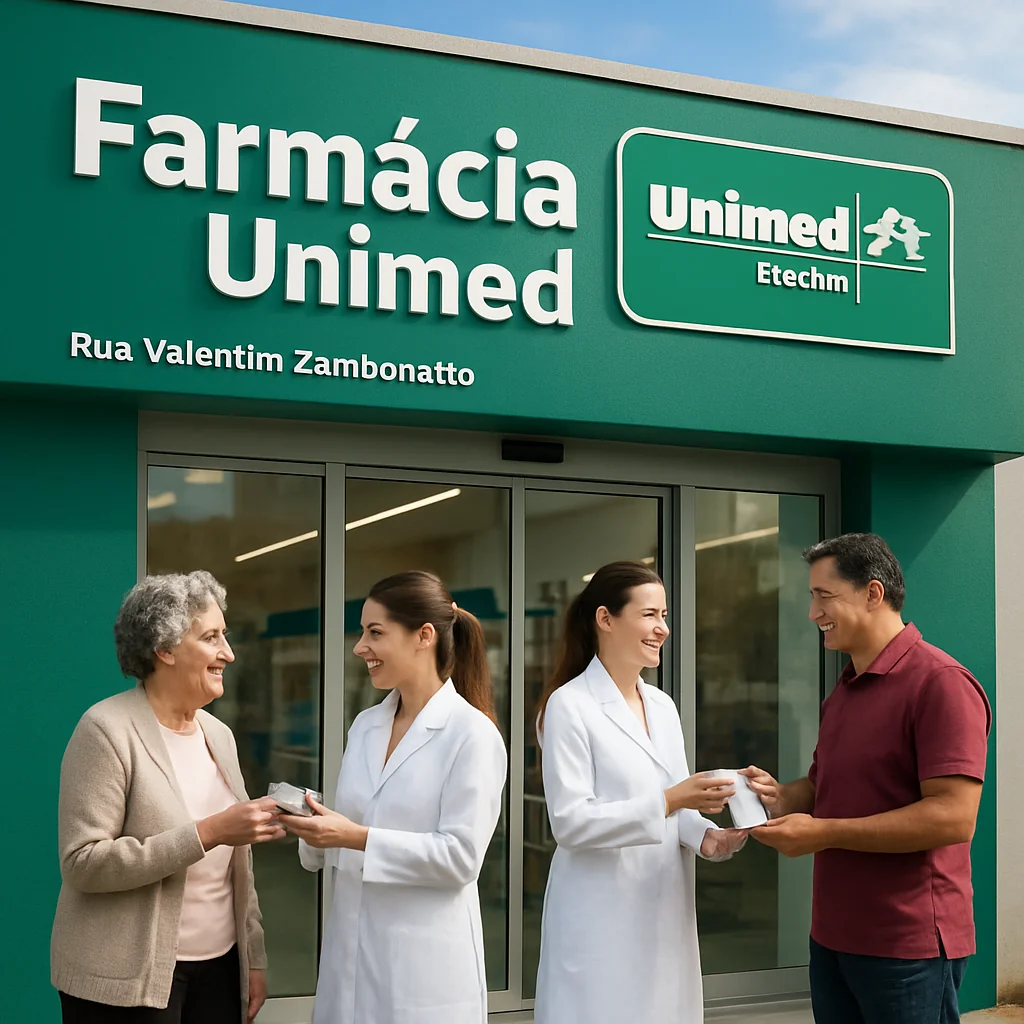 Por Assessoria de Comunicação Foto Divulgação Unimed 15/09/2025: Saúde e Cuidado na Farmácia Unimed Erechim
