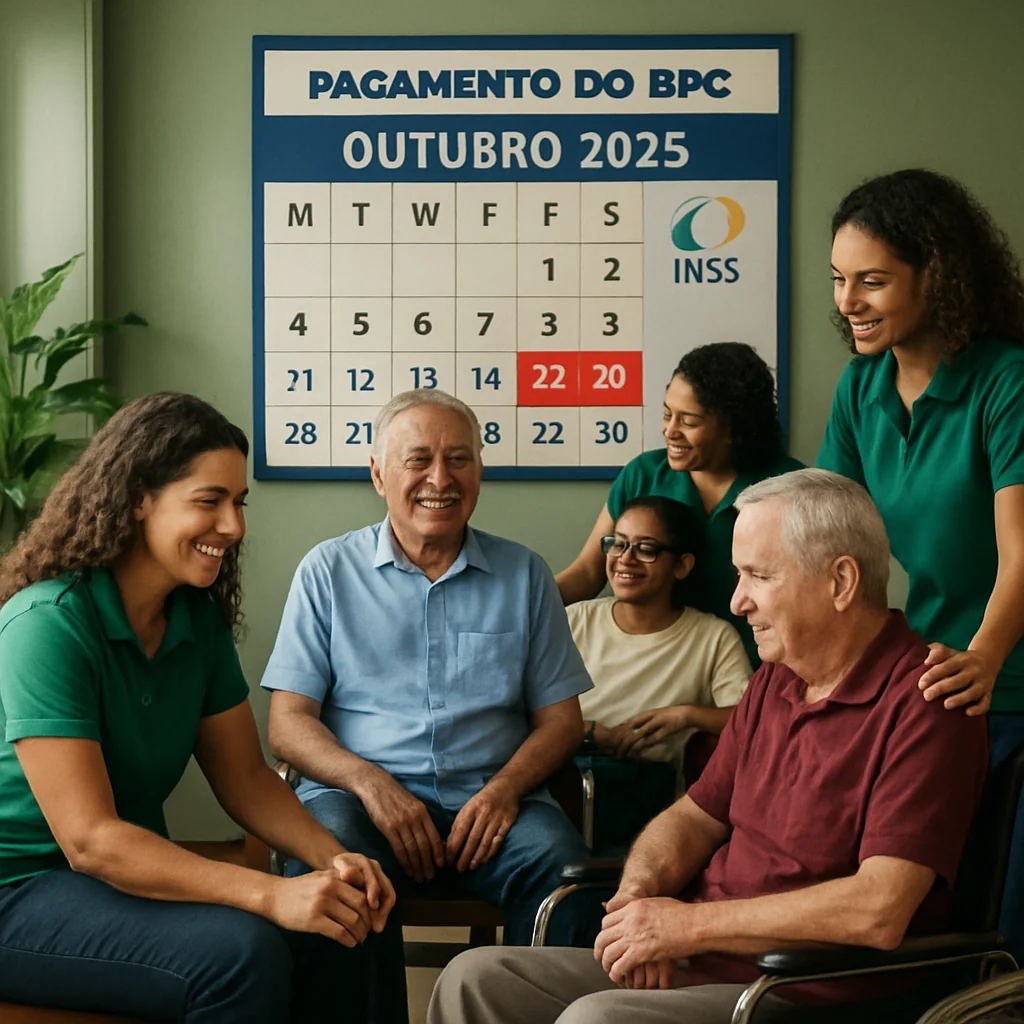 Calendário BPC Outubro 2025: Veja datas e quem recebe INSS