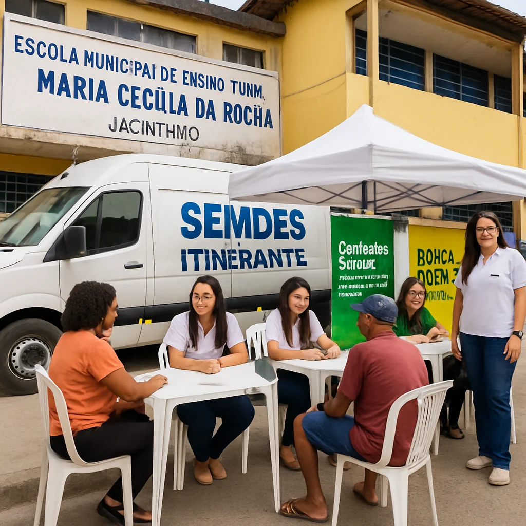 Moradores do Jacintinho beneficiados com Cadastro Único Semdes Itinerante