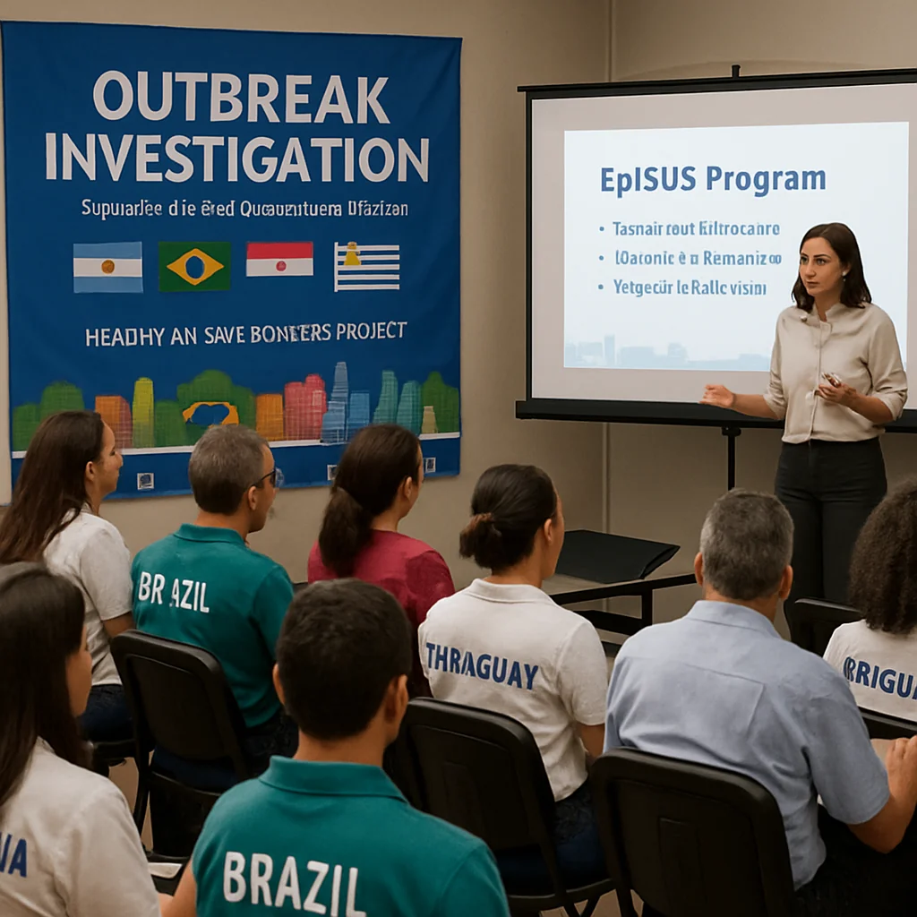 Capacitação em Investigação de Surtos reforça vigilância nas fronteiras do Mercosul