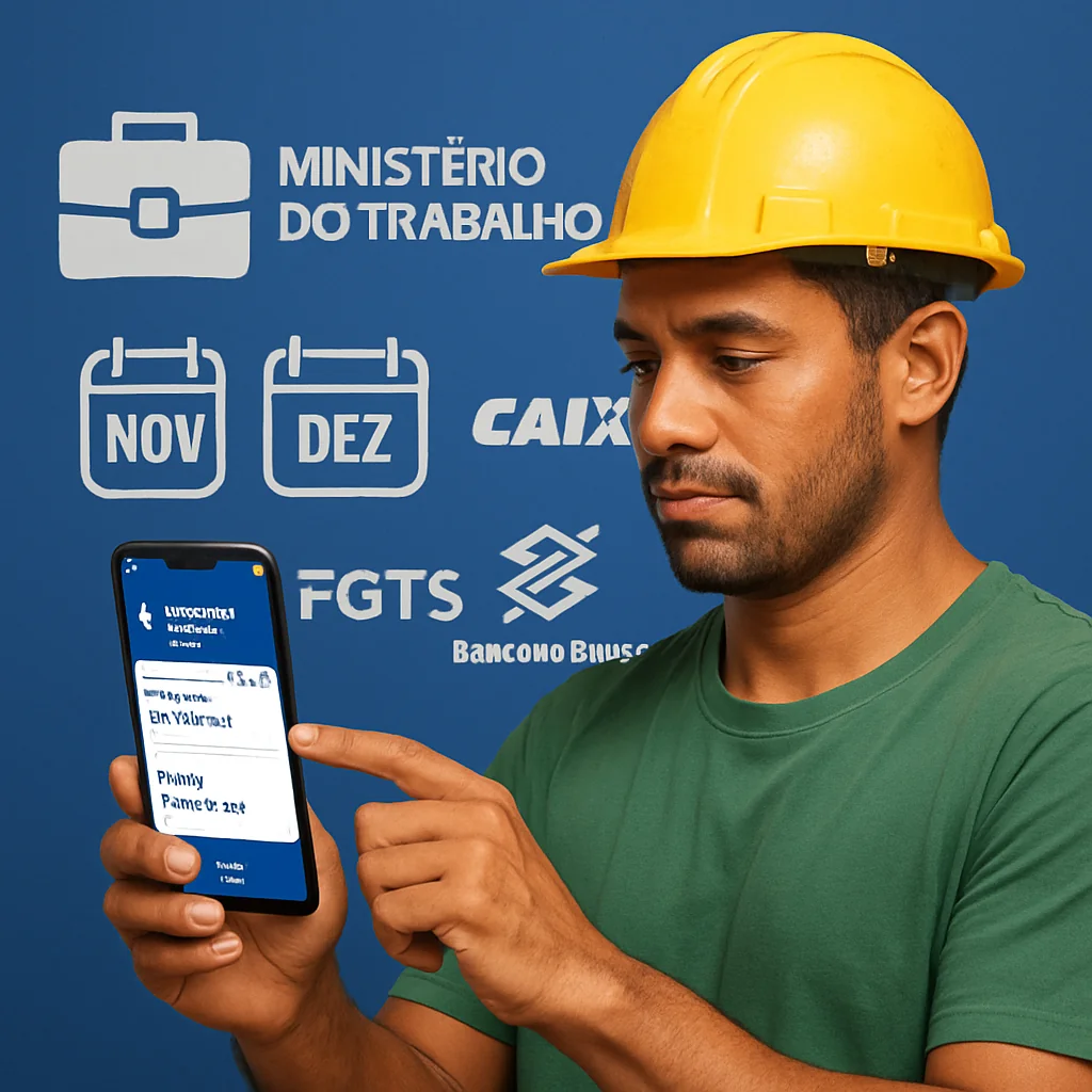 Saque pagamento PIS/PASEP e FGTS 2025: benefícios, datas e consultas